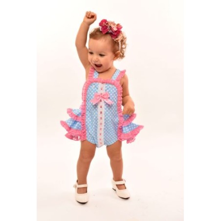 Ranita flamenca de niña Eva celeste