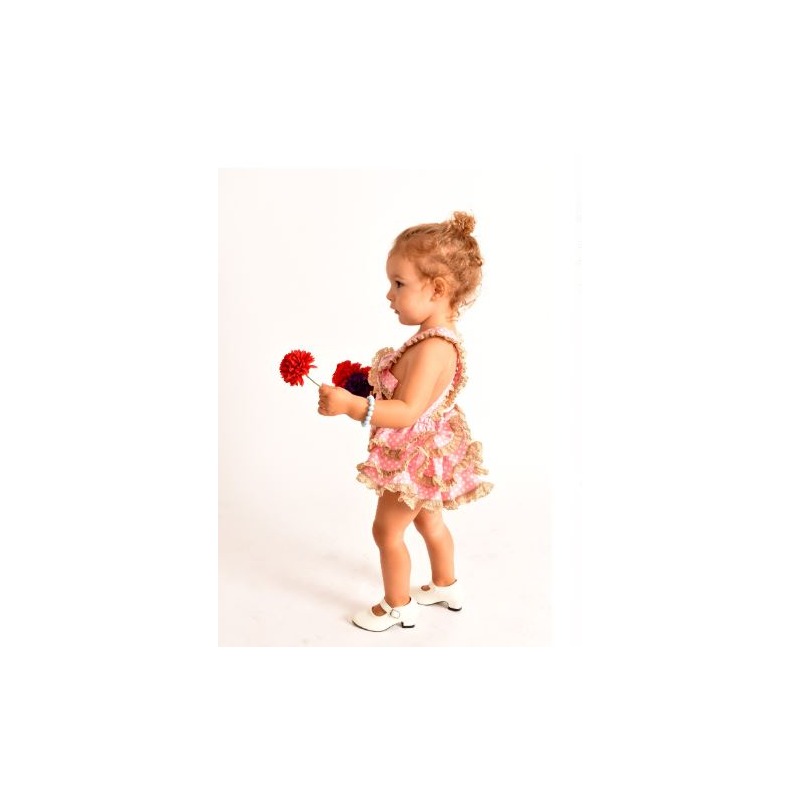 Ranita flamenca de niña Eva rosa