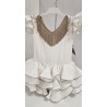 Vestido flamenca  Candela crudo