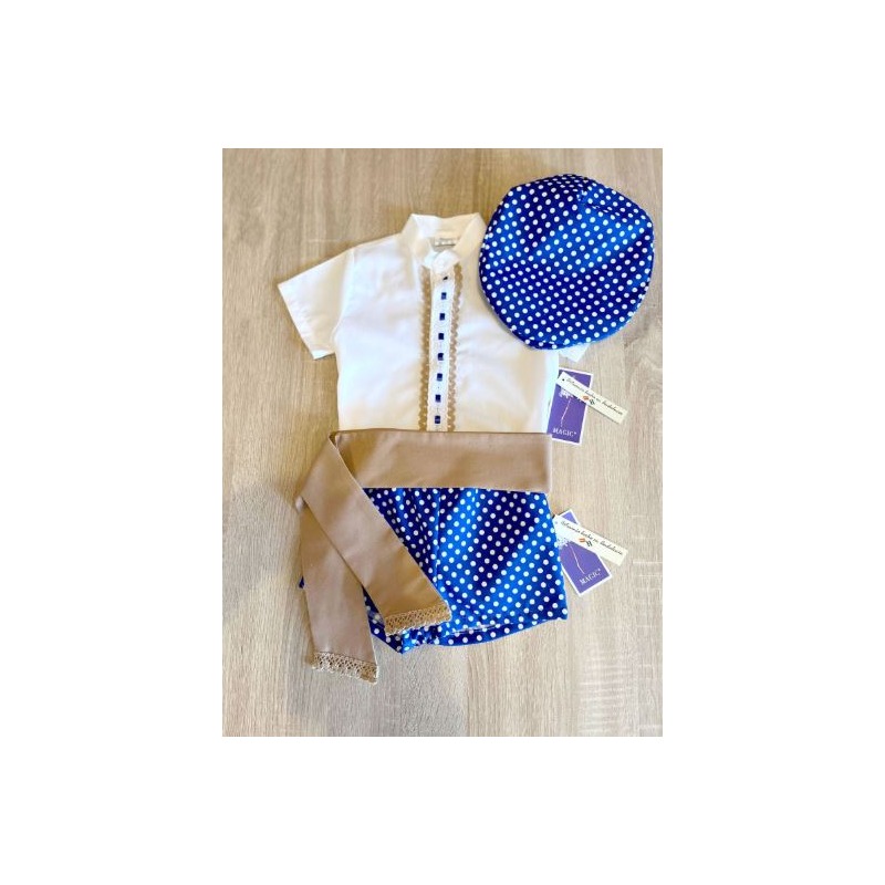 Conjunto campero modelo Mateos azulina