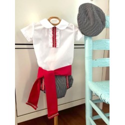 Conjunto campero rayas baby...