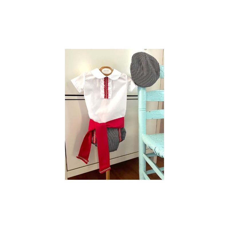 Conjunto campero rayas baby Alex