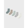 Set 6 calcetines lisos bebe mayoral