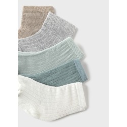 Set 6 calcetines lisos bebe mayoral