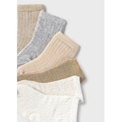 Set 6 calcetines lisos bebe mayoral