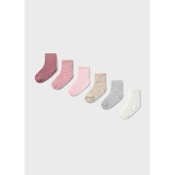 Set 6 calcetines lisos bebe mayoral