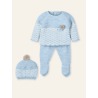 Conjunto bebe 3 piezas "POMPOM MOON" Mac Ilusión