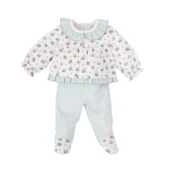 Conjunto polaina bebe niña...