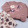 Chandal niña estampado flores Babybol