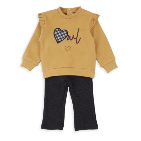 Chandal niña corazón Babybol