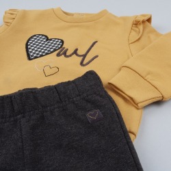 Chandal niña corazón Babybol