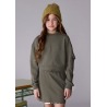 Conjunto falda cargo y sudadera chica mayoral