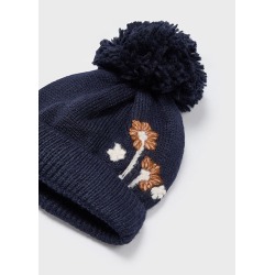 Conjunto 3 piezas bufanda flores niña Mayoral