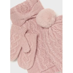 Conjunto 3 piezas bufanda bebé mayoral