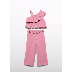 Conjunto pantalón crepe niña Abel&Lula