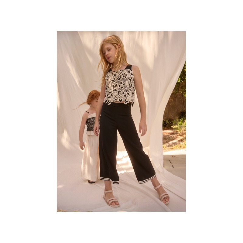 Conjunto culotte combinado niña Abel&Lula