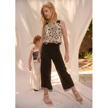 Conjunto culotte combinado niña Abel&Lula