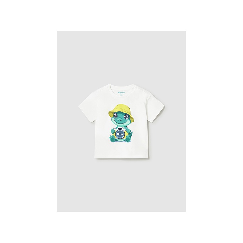 Camiseta mc play camara bebe Mayoral