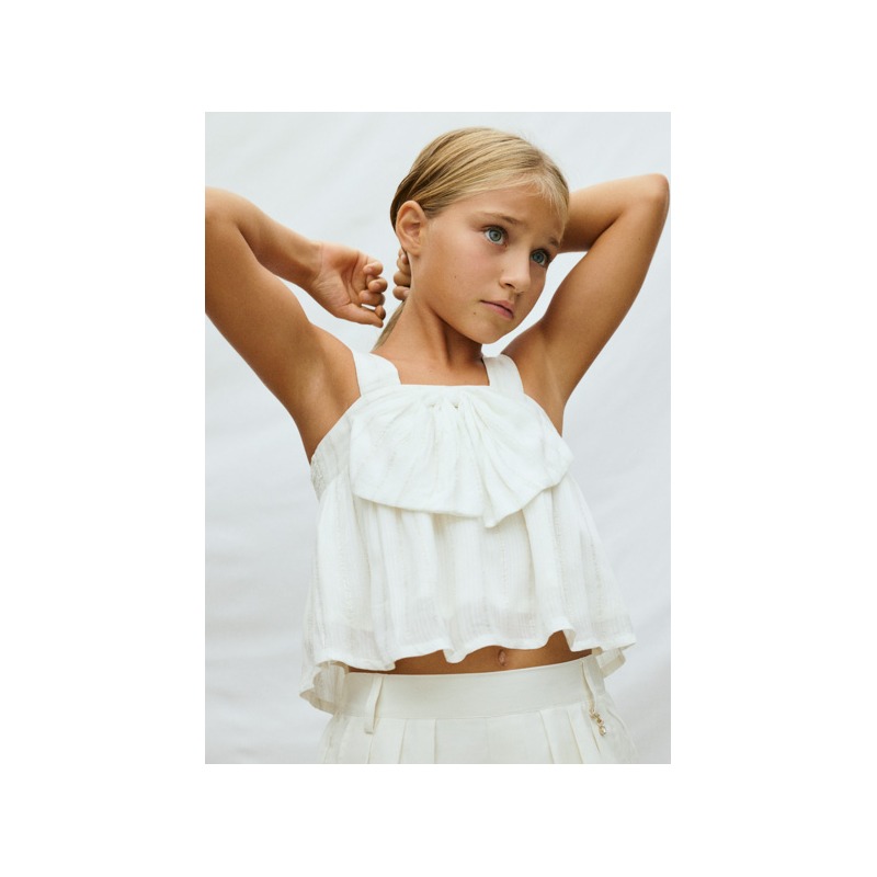 Top lurex lazo chica mayoral