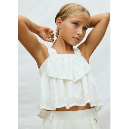 Top lurex lazo chica mayoral