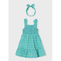 Vestido estampado banda niña mayoral