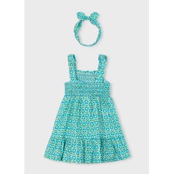 Vestido estampado banda niña mayoral