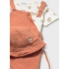 Conjunto peto bambula 3 piezas bebe mayoral