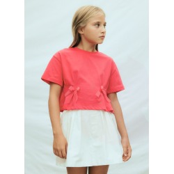 Camiseta m/c lazos chica mayoral