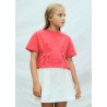 Camiseta m/c lazos chica mayoral