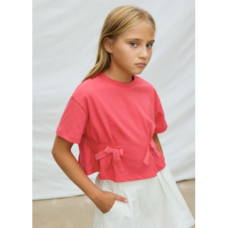 Camiseta m/c lazos chica mayoral