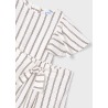 Conjunto falda y blusa rayas niña mayoral