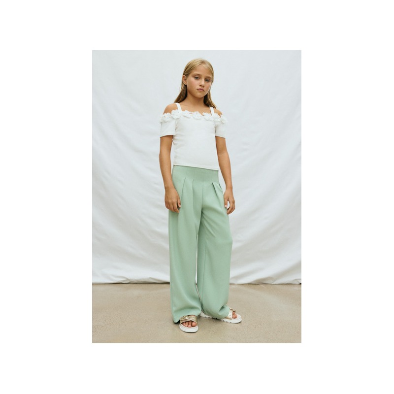 Pantalon largo crepe chica mayoral