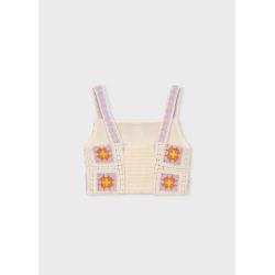 Top crochet niña mayoral