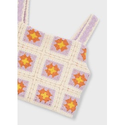 Top crochet niña mayoral