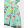 Vestido estampado con cubrepañal bebé mayoral
