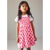 Vestido combinado estampado niña mayoral