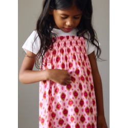Vestido combinado estampado niña mayoral