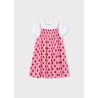 Vestido combinado estampado niña mayoral