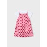 Vestido combinado estampado niña mayoral