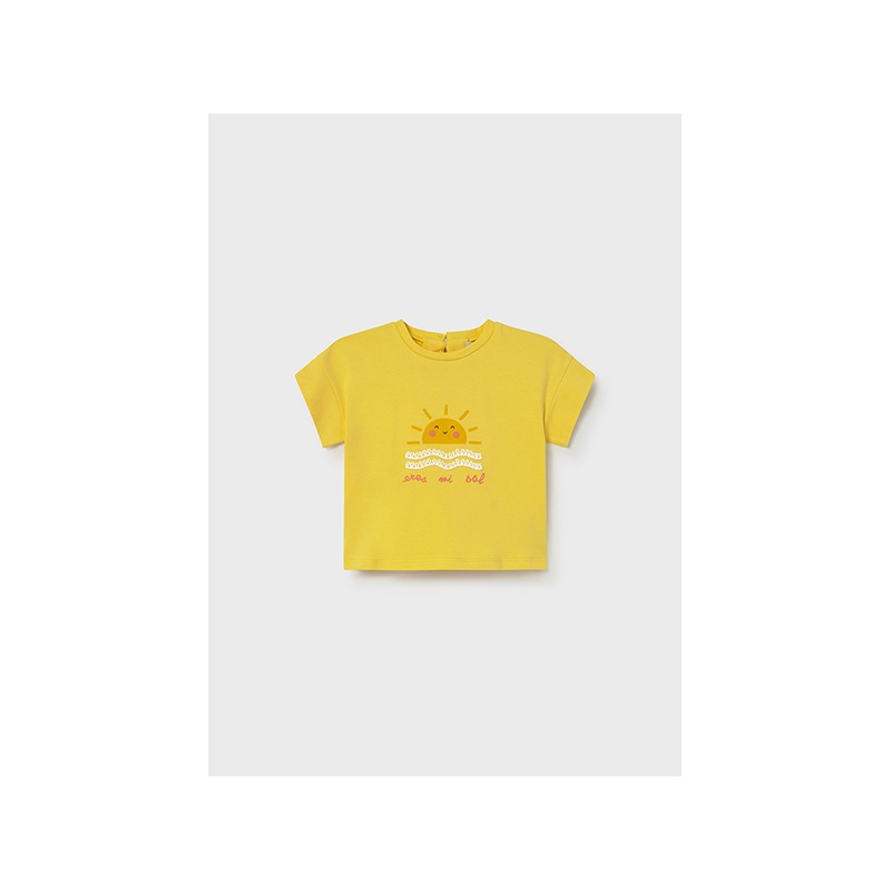 Camiseta serigrafía bebé mayoral