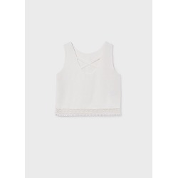 Blusa cinta bordada chica mayoral