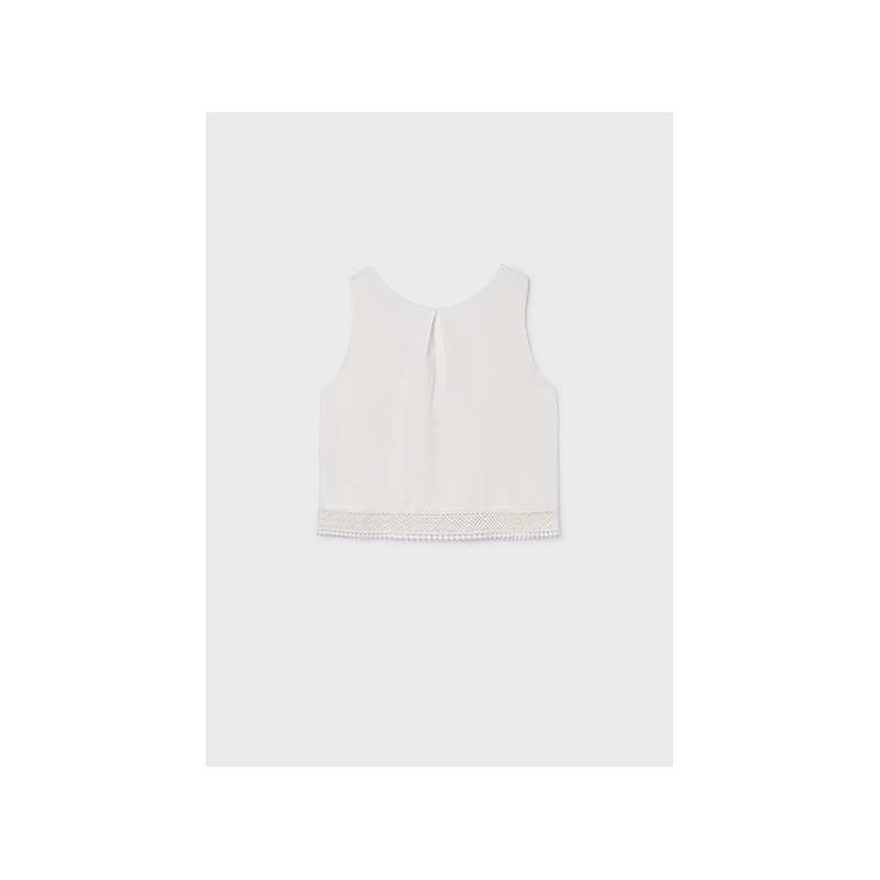 Blusa cinta bordada chica mayoral