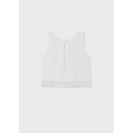 Blusa cinta bordada chica mayoral