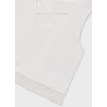 Blusa cinta bordada chica mayoral