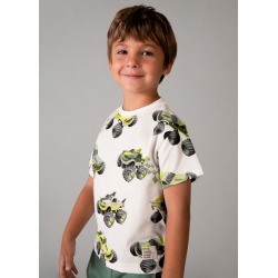 Camiseta estampada coches...