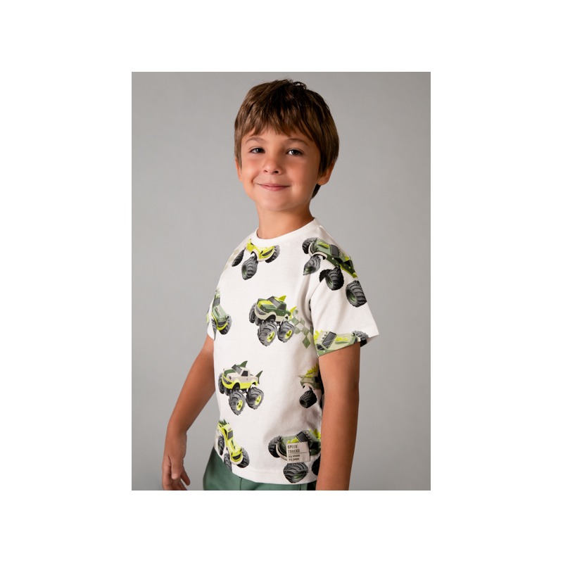 Camiseta estampada coches niño mayoral