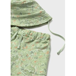 Conjunto punto 3 piezas con gorro bebé mayoral