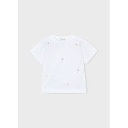 Camiseta aplique niña mayoral
