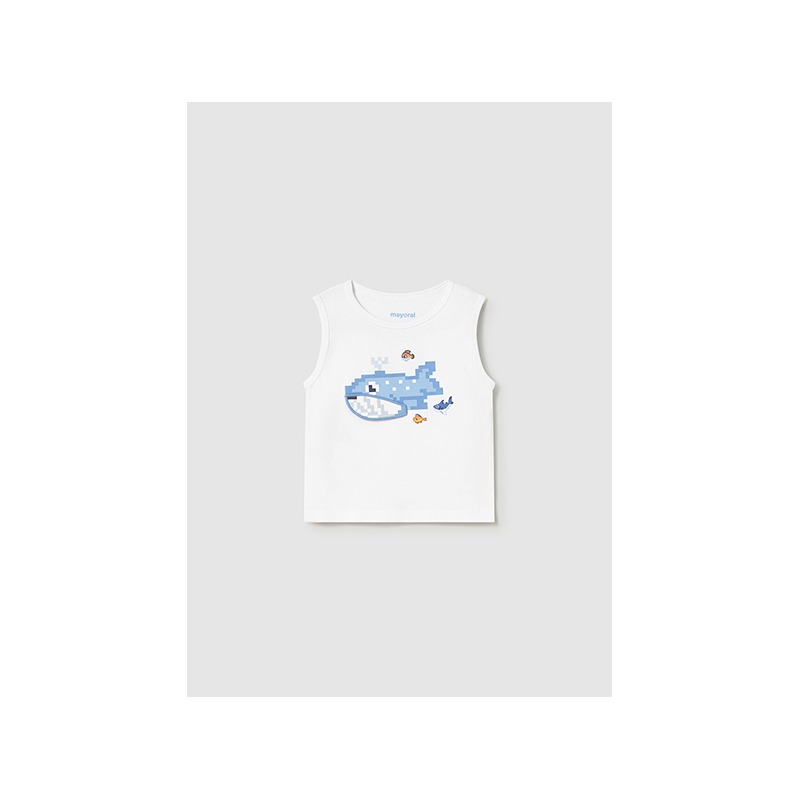 Camiseta tirantes interactiva bebé mayoral