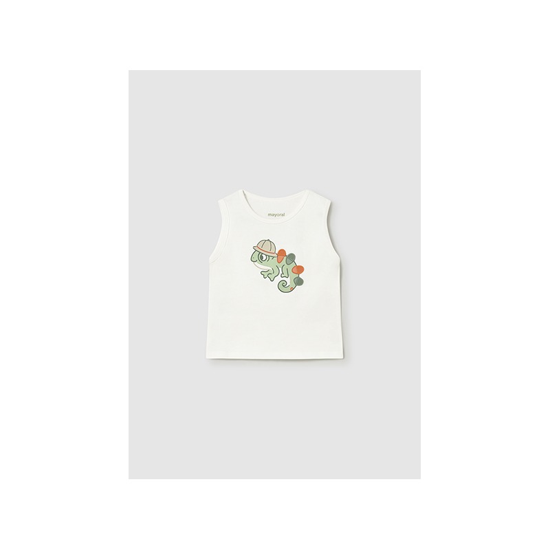 Camiseta tirantes interactiva bebé mayoral